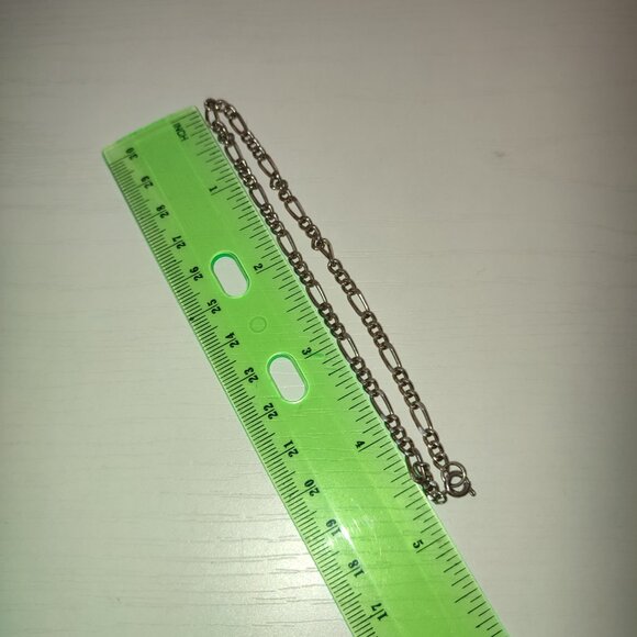 Silver Ankle Bracelet Foot Jewelry Vintage Metallic Boho Bohemian Academia - Picture 6 of 6